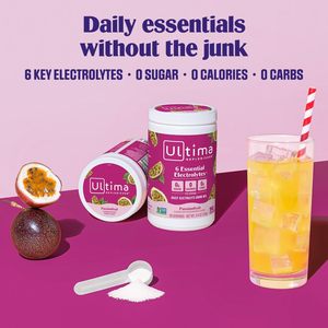 Ultima Replenisher Daily <b>Electrolyte</b> <b>Powder</b> Drink Mix – Sugar Free – Passionfruit, 90 Servings - Product Image 6