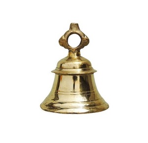 Campanas de vaca de latón listas para usar en templos, para espacios de culto tradicionales, decoración vintage o adornos de estilo rural indio. - Product Image 6