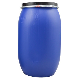 Compre Tanques de Almacenamiento Azules de 220L con Tapas Seguras para Almacenamiento de Agua y Líquidos, Alta Seguridad, Garantía de 5 Años - Product Image 1