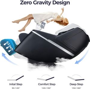 Full Body Massage Chair of Dual-core Track Shiatsu Massage Recliner of Zero Gravity with <b>Control</b> Lower Back and Calf Heating - Product Image 4