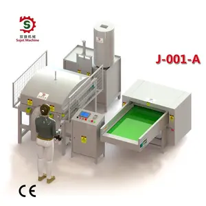 Automatic Fiber Opening And Filling Machine Two Stations for Decorative Pillows and Pet Beds