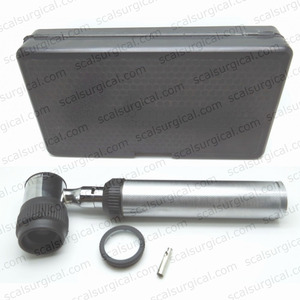 Dermatoscopio negro/plateado, herramienta de examen de diagnóstico de piel dermatológica con bombilla de aumento 10X - Product Image 5