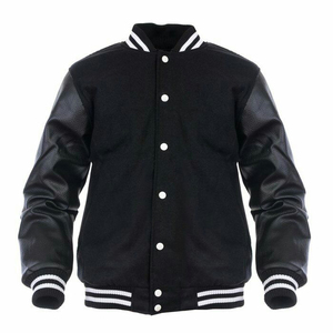Blouson universitaire surdimensionné personnalisé pour homme avec broderie chenille, col montant, style streetwear, mode hiver, universitaire - Product Image 4