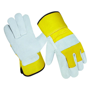Gants de travail en cuir exigeants, de qualité supérieure, doux et actifs, anti-coupure, tendance Offre Spéciale sécurité Gants de travail - Product Image 4