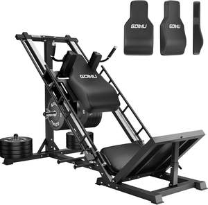 TODO NUEVO GOIMUS Squat Máquina de gimnasio en casa ajustable para entrenamiento de piernas completas con postes de almacenamiento de peso L2 - Product Image 1