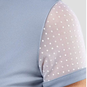 Camisa de demostración de capa base para montar a caballo para mujer, Jersey elástico con logotipo personalizado, camisa ecuestre de alta calidad - Product Image 3