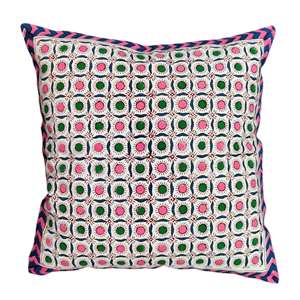Fundas de Cojín Geométricas Florales Multicolor de 16x16, Hechas a Mano, Decorativas, para Sofá, Cama, Juego de Fundas de Edredón - Product Image 4