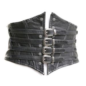 Corset en cuir véritable Parfait pour l'entraînement à la taille et le style végétalien Edgy Chic et sans cruauté Élégance intemporelle pour toute occasion - Product Image 1