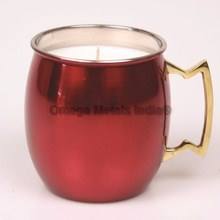 Nouveau Design Cuivre Moscow Mule Mug Fabriqué à la Main par des Tasses à Bière Indiennes Couleur Naturelle Boîte Cadeau Emballage Cuivre Bière Tankard - Product Image 4