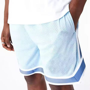 Pantalones cortos de malla de lona personalizables de primera calidad, transpirables de secado rápido para actividades al aire libre, sesiones de gimnasio y ropa informal - Product Image 5