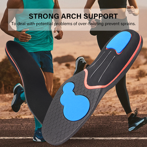 Semelles orthopédiques pour <span class=keywords><strong>talon</strong></span> en gel antidérapantes confort EVA OEM absorbant les chocs pour pieds plats semelles de soutien de la voûte plantaire athlétique - Product Image 4