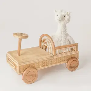 Brinquedo de passeio de rattan de alta qualidade para crianças, melhor escolha, brinquedo de bicicleta de rattan para brincar