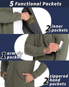 Chaqueta Softshell Adventure hecha a medida para hombre, tela de lona de estilo callejero, ropa de invierno Reversible a prueba de viento, impermeable con capucha - Product Image 6