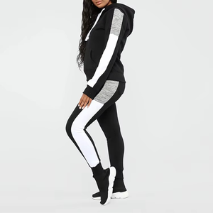 2025 élégant femmes coton à capuche survêtement Fitness à manches longues vêtements de course décontractés et survêtement respirant - Product Image 5