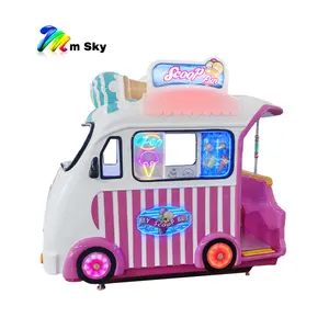 2024 NEW 4 Seater Coin Pusher Happy Family Make Ice Cream Video Game Funny Indoor Amusement Kids Coin Operated Kiddie Rides