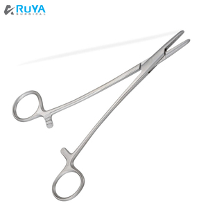 Soporte de aguja de madera de Crile para dentistas, sujeción de trinquete dentado de 16cm, Forceps de bloqueo, hecho en Pakistán, CE ISO PK - Product Image 4