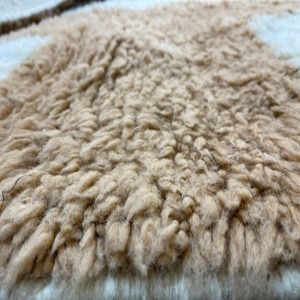 Designer Brown and White Color Carpets Hand Block <b>Print</b> Pattern Dhurries 100% Cotton Material Carpets <b>for</b> Home Living Room Decor - Product Image 2