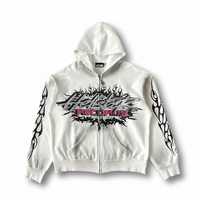 Maqueta gratis sin MOQ personalizado zip up peso pesado Sudadera con capucha de calidad superior de impresión personalizada y estilo streetwear fabricante de ropa