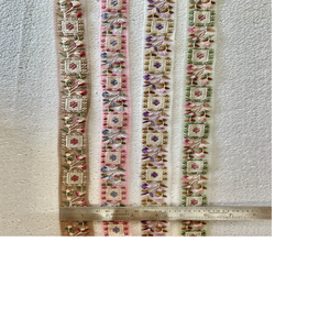 Custom Made Machine Embroidered <b>Ribbons</b> & Laces in Various Designs & in Three Colour Options for <b>Wedding</b> Dresses - Product Image 5