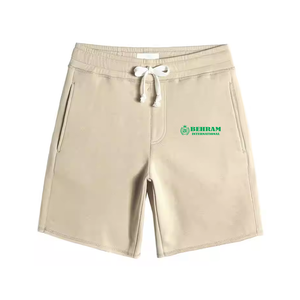 Pantalones cortos para hombre, pantalones cortos de algodón de rizo francés grueso de estilo personalizado, pantalones cortos informales con cordón para hombre, perfectos para actividades deportivas - Product Image 2