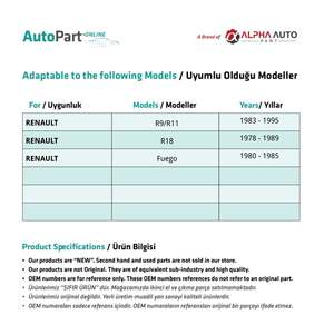 Serrure de coffre pour Renault 9/11,18 et Fuego - Product Image 2