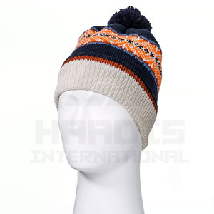 Premium Quality Customized OEM Fashionable <b>Beanie</b> <b>Hats</b> High Quality for <b>Men</b> and Women Design for Travel Jacquard <b>Beanies</b> - Product Image 2
