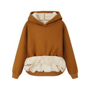 Sweats à capuche pour femmes personnalisés de haute qualité sweats en gros mode vêtements de sport hiver polaire 100% coton respirant vente - Product Image 1