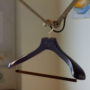 BIODEGRADABLE HANDMADE BEST High Quality Boutique Style a Grade Lotus Wooden Hanger With Notches with Bar Suit Hanger - Product Image 6