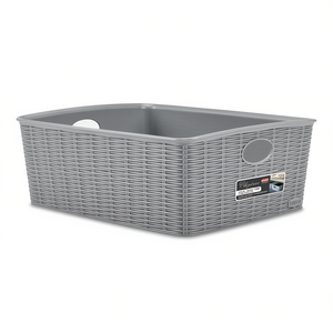 Cesto de Basura Alto Stefanplast ELEGANCE 36x29x13cm Gris Piedra, Cesta de Almacenamiento de Alta Calidad - Product Image 2