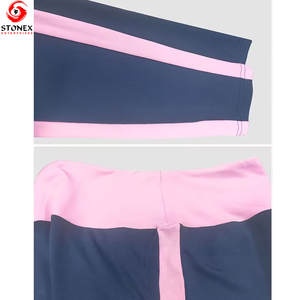 ชุดโยคะผู้หญิงแบบแห้งเร็ว คุณภาพสูง ระบายอากาศดี 2 ชิ้น ผ้าสแปนเด็กซ์/ไนลอน รับสกรีนโลโก้ ดีไซน์ทันสมัย ราคาขายส่ง - Product Image 6