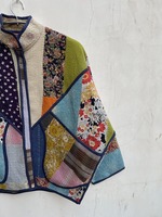 Veste matelassée Boho Hippie pour femmes au prix de gros, block à la main, design Kantha vintage, style indien, en coton rempli