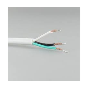 Cable de alimentación blanco SVT3 de 2,50 metros de alta calidad, chaqueta suave, núcleo de cobre para oficina en casa y electrónica de consumo - Product Image 4