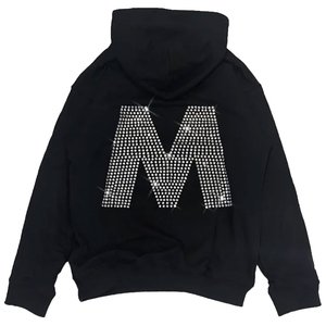 <b>Men's</b> Solid Breathable Rhinestone Hoodies Customized Eco-Friendly for Winter <b>pullover</b> <b>mens</b> rhinestone hoodie diamond hoodie - Product Image 3