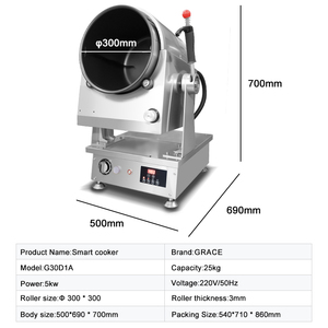 <span class=keywords><strong>Robot</strong></span> de <span class=keywords><strong>cuisine</strong></span> commerciale Machine de cuisson <span class=keywords><strong>Cuiseur</strong></span> de nourriture multifonctionnel électrique automatique intelligent - Product Image 3