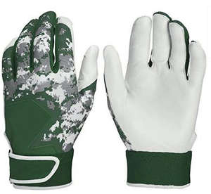 Gants de frappe de baseball tailles pour adultes et jeunes Logo personnalisé 100% Gants de frappe de baseball confortables en cuir véritable - Product Image 2