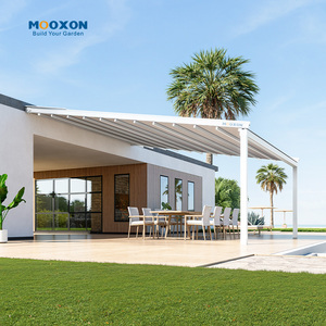 Auvent rétractable imperméable résistant aux UV pare-soleil extérieur avec commande motorisée ou manuelle <span class=keywords><strong>pour</strong></span> patio jardin balcon - Product Image 2