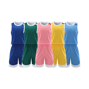 Vêtements de basket-ball en gros, maillot à séchage rapide avec short respirant, qualité supérieure, broderie de drapeau - Product Image 5