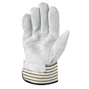 ถุงมือหนังระบายอากาศได้ดีสำหรับใส่ทำงานสีพื้นใส่สบายถุงมือนิรภัยน้ำหนักเบาสำหรับฤดูหนาวดีไซน์แบบลำลอง - Product Image 4