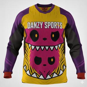 Maillot de paintball personnalisé pour homme - Coton de haute qualité, élasthanne, polyester, maille douce, respirante, séchage rapide, absorption de l'humidité, entièrement - Product Image 4