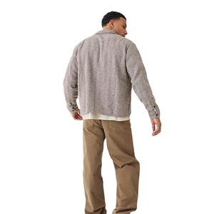 Veste d'hiver en coton lourd, matière chaude 300 g/m², streetwear, vêtements décontractés, coupe ajustée, vente en gros de vestes pour hommes - Product Image 5