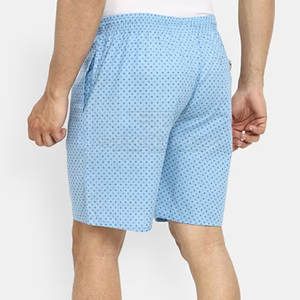 กางเกงขาสั้นผู้ชายแบบขายส่ง OEM ออกแบบเองได้ รุ่นใหม่ล่าสุด ผ้าฝ้าย 100% สไตล์ลำลอง ลายเรียบ เอวยางยืด ความยาวปานกลาง รับผลิตแบรนด์ส่วนตัว - Product Image 2