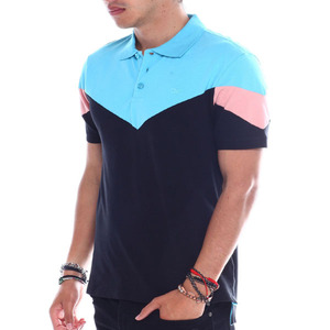 Camisas Polo, camisas polo de los hombres al por mayor logotipo personalizado en blanco de manga corta liso de alta calidad 100% poliéster 180gsm Casual personalizado - Product Image 5