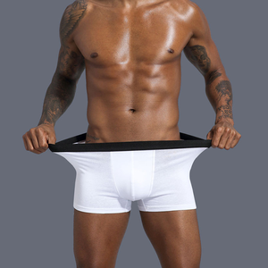 Calzoncillos bóxer personalizados para hombre, ropa interior clásica de algodón con cintura elástica cómoda y estampado transpirable, calzoncillos con logotipo personalizado - Product Image 2