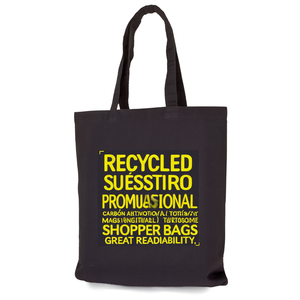 Borse Shopper Promozionali Sostenibili in Cestro Riciclato con Ottima Leggibilità - Product Image 3