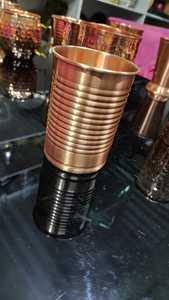 Nouveauté Tumbler en cuivre martelé antique plaine pour la bière verre métallique personnalisé - Product Image 2