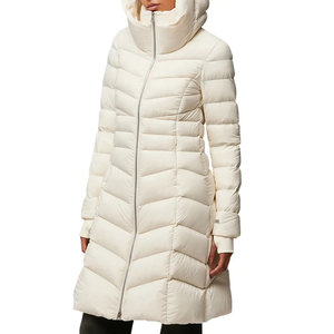Best Selling 100% Polyester Women's Waterproof Canvas Winter Long Cotton Filled Jacket with Low Price - Product Image 2