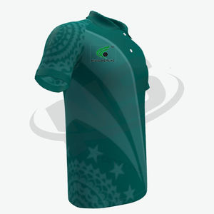 Polos personnalisés de haute qualité pour hommes col Henry élégant tissu de coton polos pour hommes avec la dernière conception mince de la mode - Product Image 4