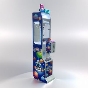 <b>Mini</b> customized <b>led</b> <b>light</b> manual macaron kids crane claw machine with bill acceptor - Product Image 3
