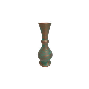 Metal Flower <b>Vase</b> <b>Copper</b> With Green Antique Aluminum Flower Pot For Living Room & Wedding Decor Handmade In Bulk - Product Image 1