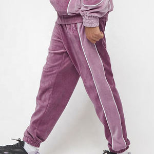 OEM <b>Men's</b> <b>Velvet</b> Tracksuit 100% Cotton/Polyester Eco-Friendly Quick Dry Anti-Bacterial Sweatsuit Velour <b>Jacket</b> Sweatpants Gym - Product Image 6